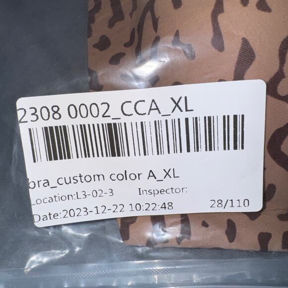 ChiCup Comfort Adj. Straps Deep V Front Close Leopard Wireless Bra
NWT!!! Sz XL - Picture 7 of 8